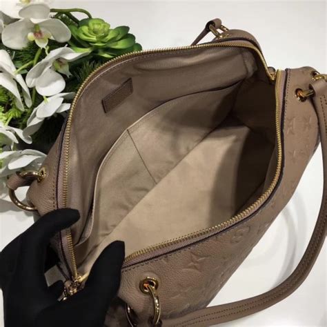 Louis Vuitton Ponthieu Monogram Empreinte PM Taupe Glace